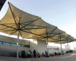Model Tenda Membran Atau Canopy Membrane Depan kantor