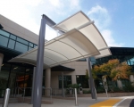 Model Tenda Membran Atau Canopy Membrane Depan kantor