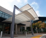 Model Tenda Membran Atau Canopy Membrane Depan kantor