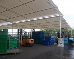 Model Tenda Membran Atau Canopy Membrane Gudang
