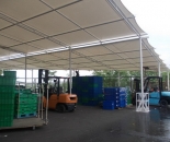 Model Tenda Membran Atau Canopy Membrane Gudang