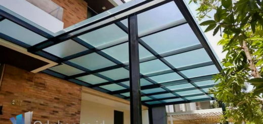 Membangun Canopy Kaca Carport