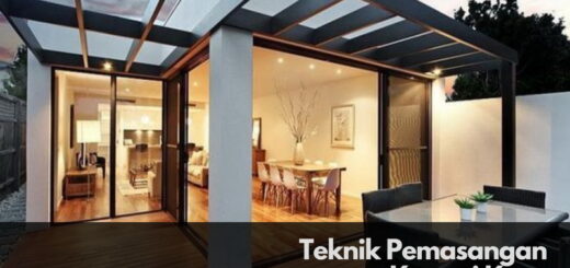 Teknik Pemasangan Kanopi Kaca